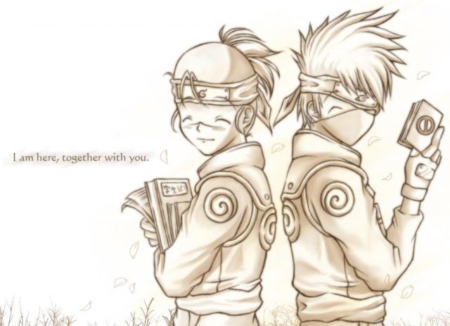 Kakashi and Iruka I am Here With You